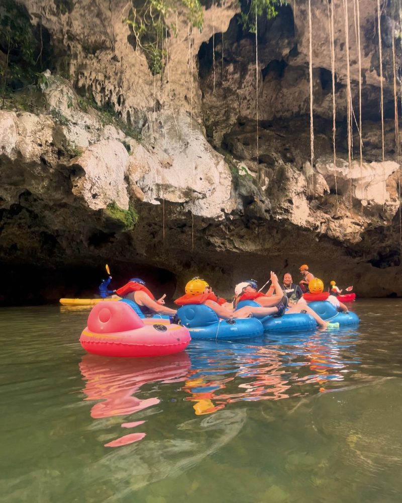 cave tubing and ziplining Belize