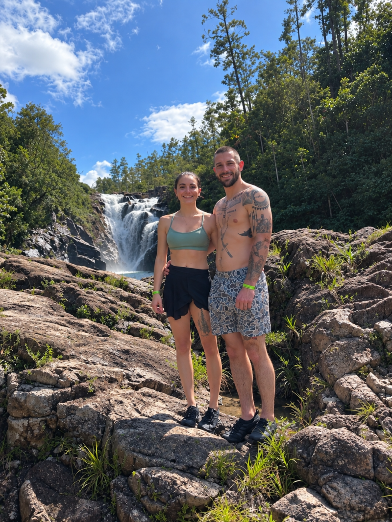 Big Rock Falls swimming